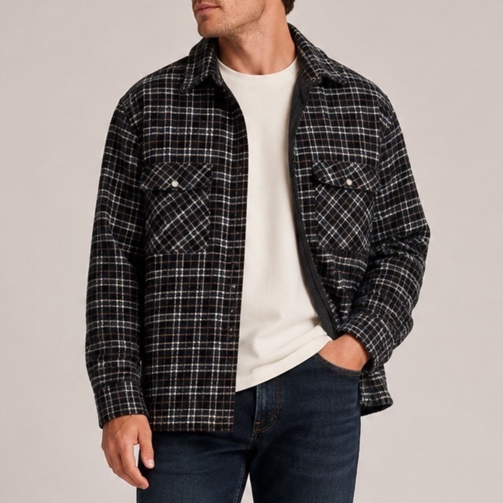 Eddie Bauer Plaid Flannel Shacket XL